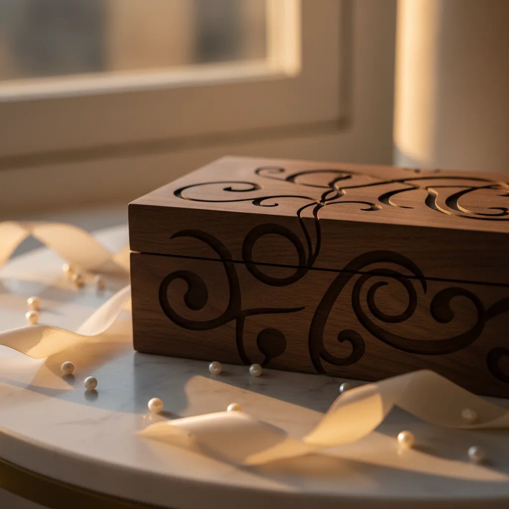 Cadeau de mariage personnalisé avec gravure des prénoms